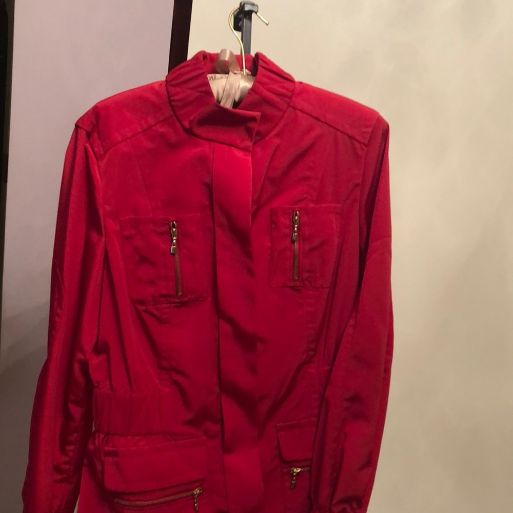 Unlined St Johns wind jacket gold buttons